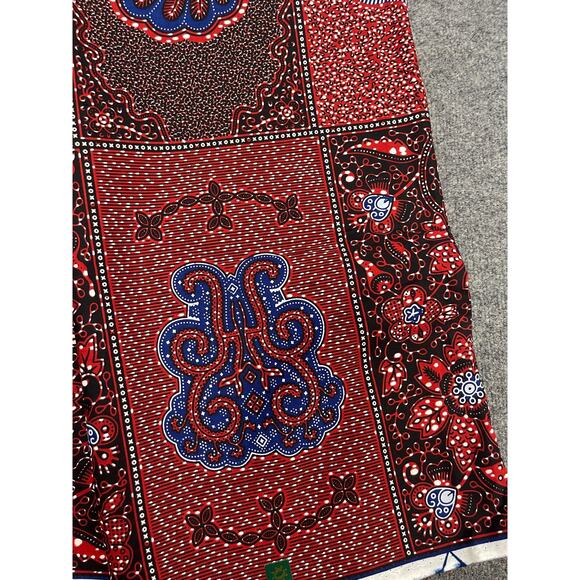 6 yards wholesale African Print Fabric/ Ankara kente multi color print - Picture 3 of 7